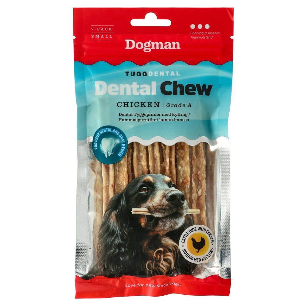 Hundetygg 7-pkn. Dental Chew Dogman