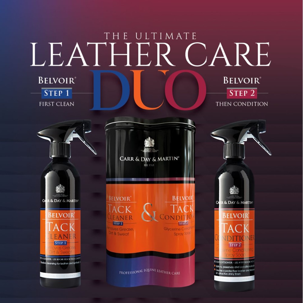 Lærkombi 2-pkn. Belvoir Tack Leather Duo 2 x 500ml Carr & Day & Martin